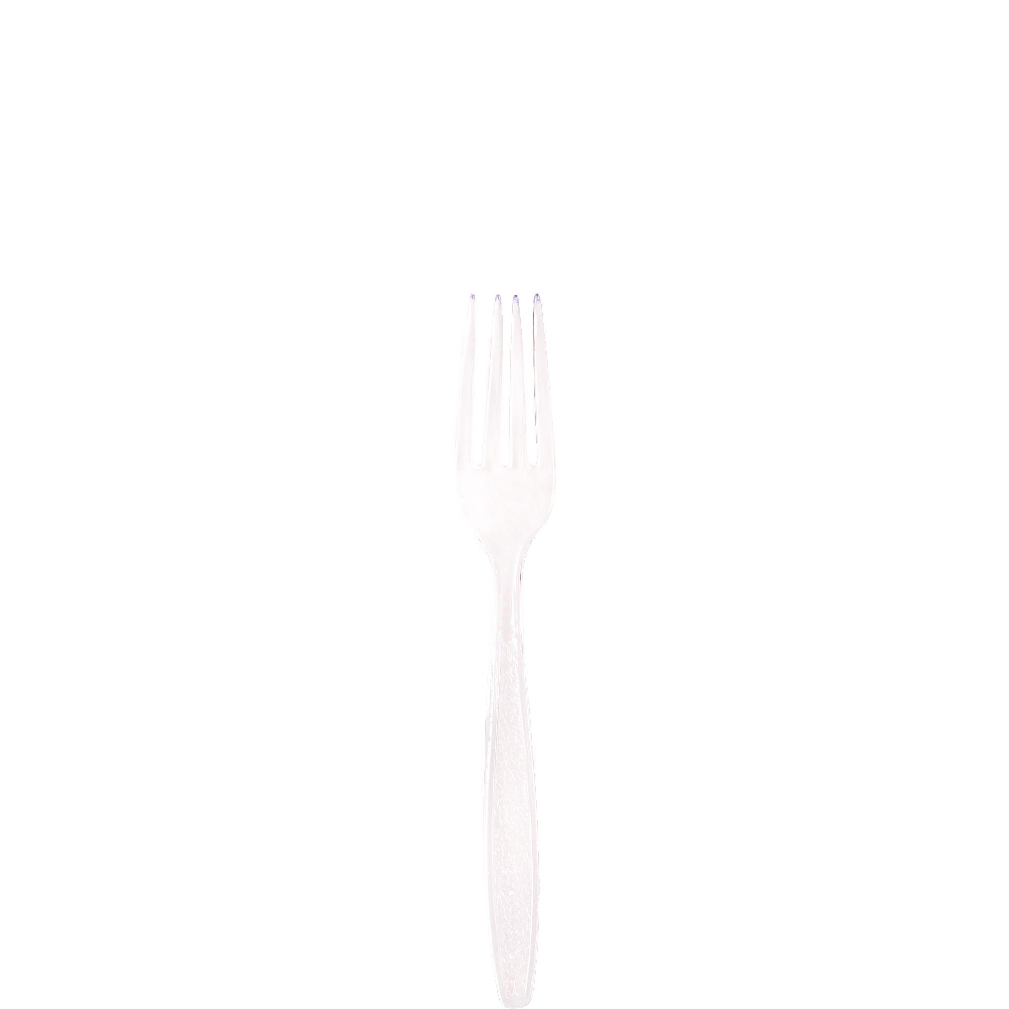 Solo® Guildware® Fork 7.1 IN PS Clear Extra Heavy 1000 Count/Bag 1 Bags/Case 1000 Count/Case