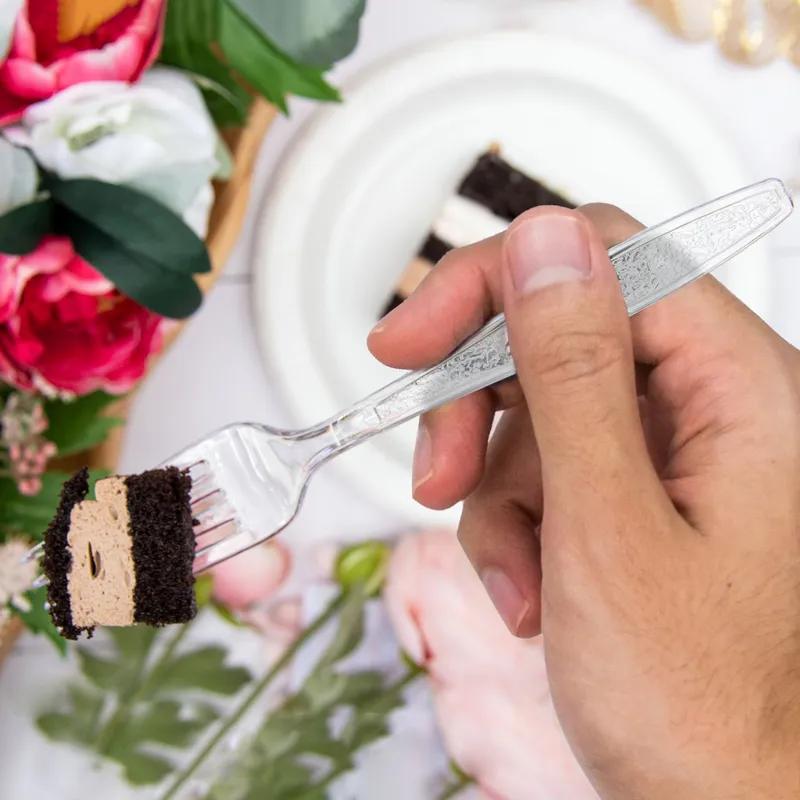 Solo® Guildware® Fork 7.1 IN PS Clear Extra Heavy 1000 Count/Bag 1 Bags/Case 1000 Count/Case