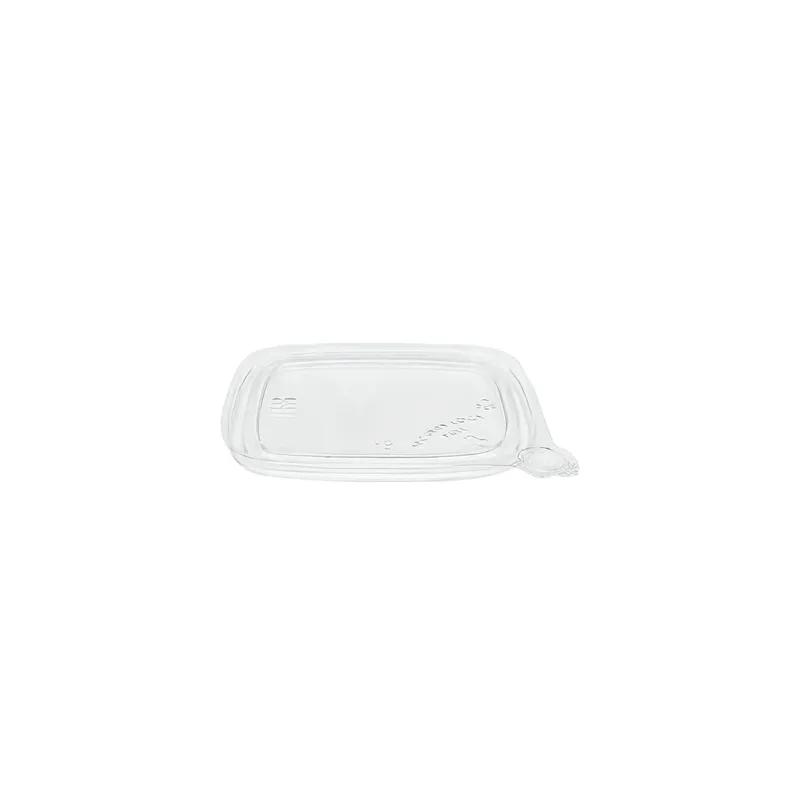 Lid 4.6X4.6X0.3 IN PET Clear Square For 8-32 OZ Deli Container Tamper-Evident 500/Case