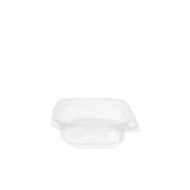 Deli Container Base & Lid Combo 8 OZ PET Clear Square Tamper-Evident 500/Case