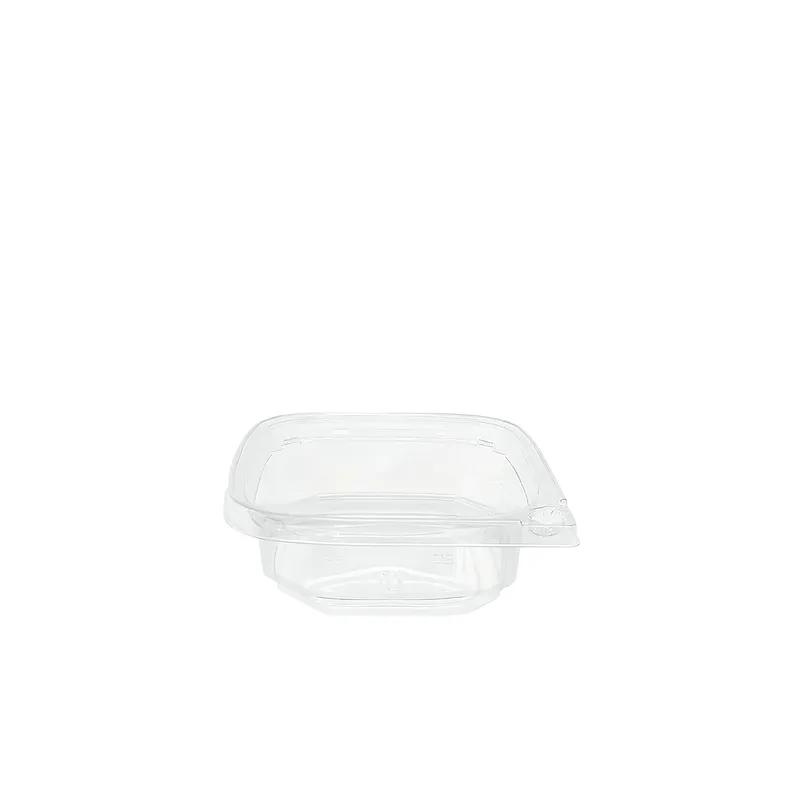 Deli Container Base 8 OZ PET Clear Square Tamper-Evident 500/Case