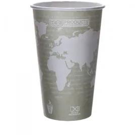 World Art Hot Cup 16 OZ Single Wall Poly-Coated Paper Multicolor 1000/Case