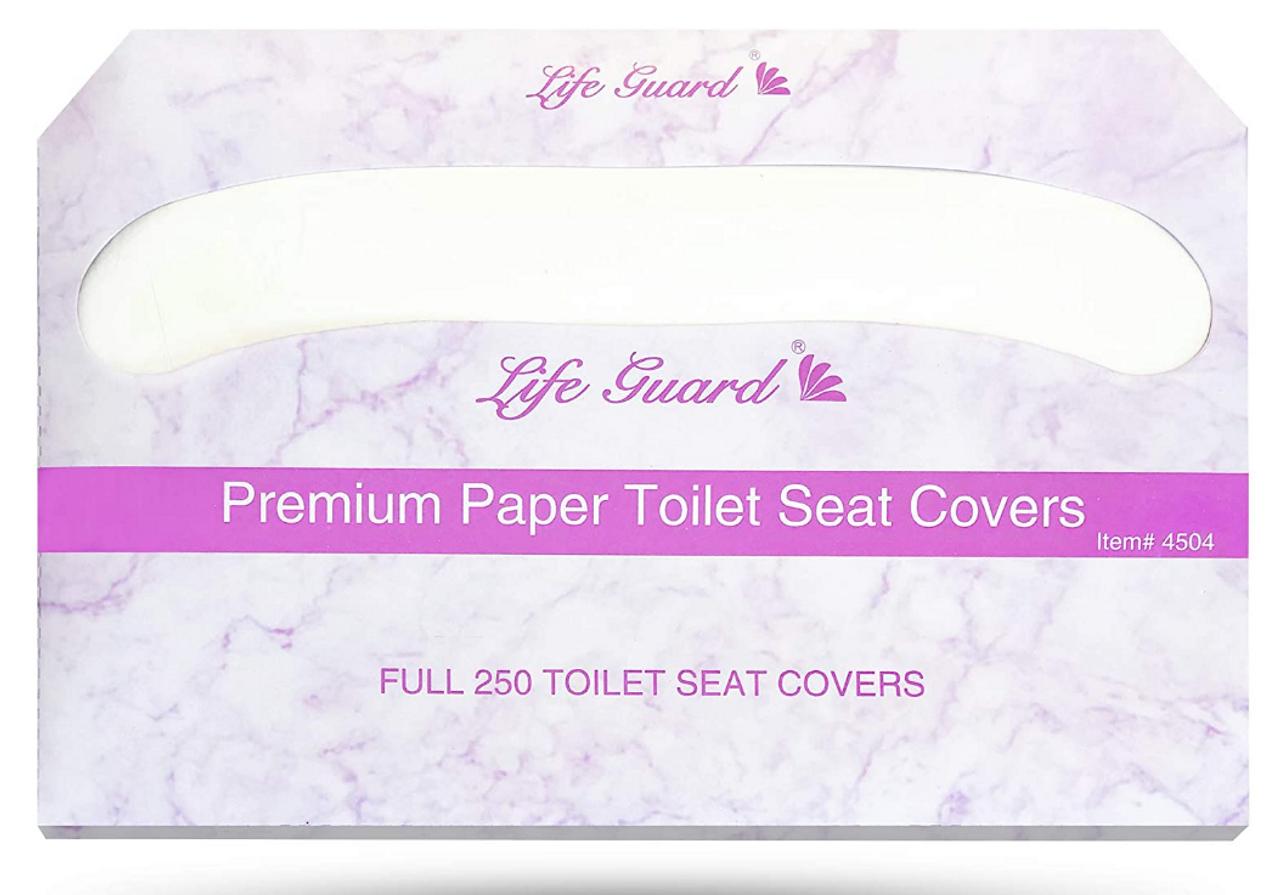 Toilet Seat Cover 14.5X17 IN Virgin Pulp White Half-Fold 250 Count/Pack 4 Packs/Case 1000 Count/Case