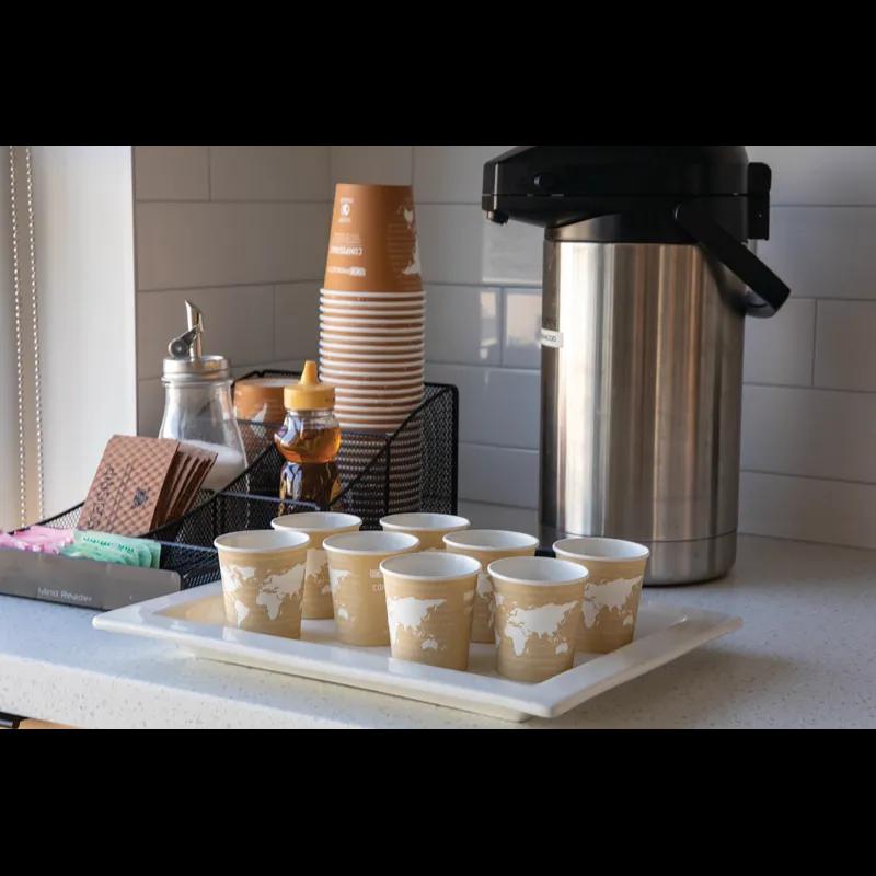 World Art Hot Cup 4 OZ Paper PLA Multicolor 1000/Case