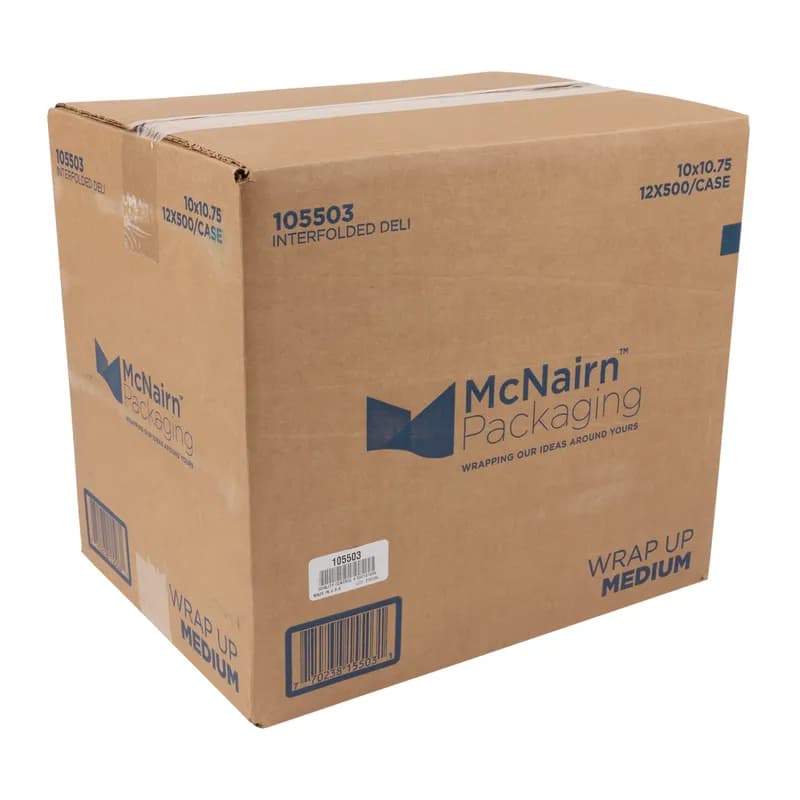 Sheet 10X10.75 IN Dry Wax Paper White 500 Sheets/Pack 12 Packs/Case 6000 Count/Case