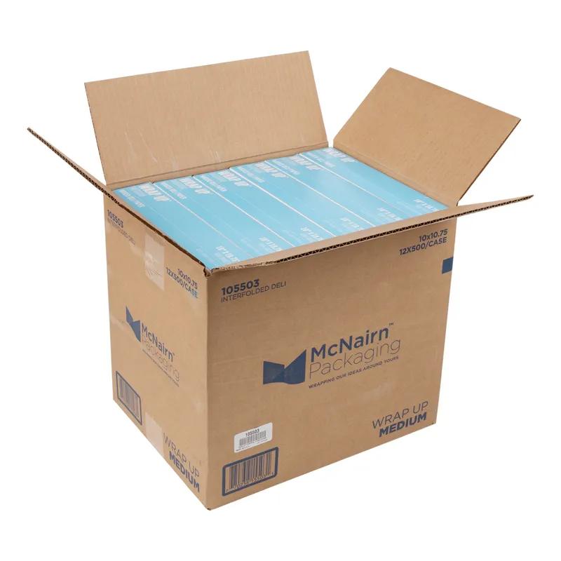 Sheet 10X10.75 IN Dry Wax Paper White 500 Sheets/Pack 12 Packs/Case 6000 Count/Case