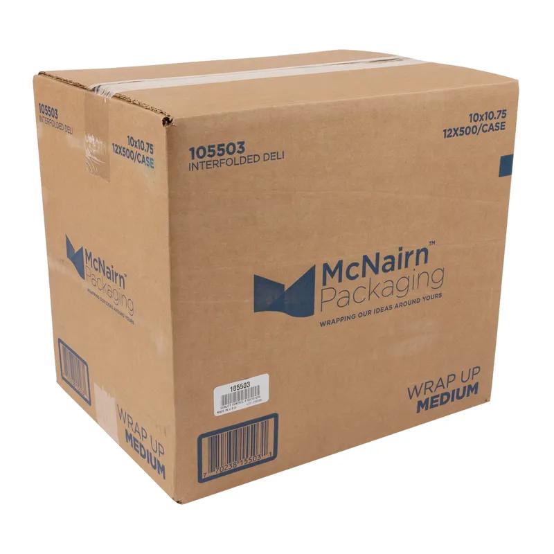 Sheet 10X10.75 IN Dry Wax Paper White 500 Sheets/Pack 12 Packs/Case 6000 Count/Case