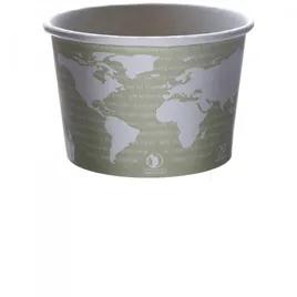 World Art Soup Food Container Base 16 OZ PLA Multicolor Round 500/Case