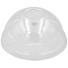 GreenStripe® Lid Dome PLA Clear For 9-24 OZ Cold Cup With Hole 1000/Case