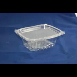 Deli Container Base & Lid Combo With Flat Lid 12 OZ PLA Clear Rectangle 300/Case