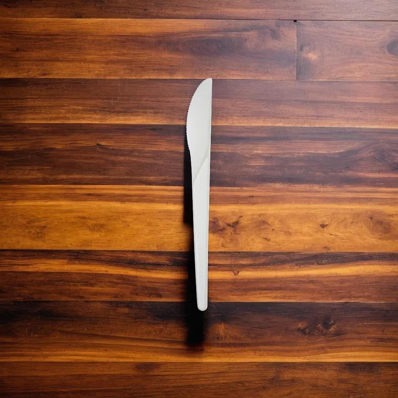 Plantware® Knife 6 IN PLA White Medium Weight 1000/Case