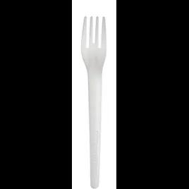 Fork 6 IN PLA White Medium Weight 1000/Case