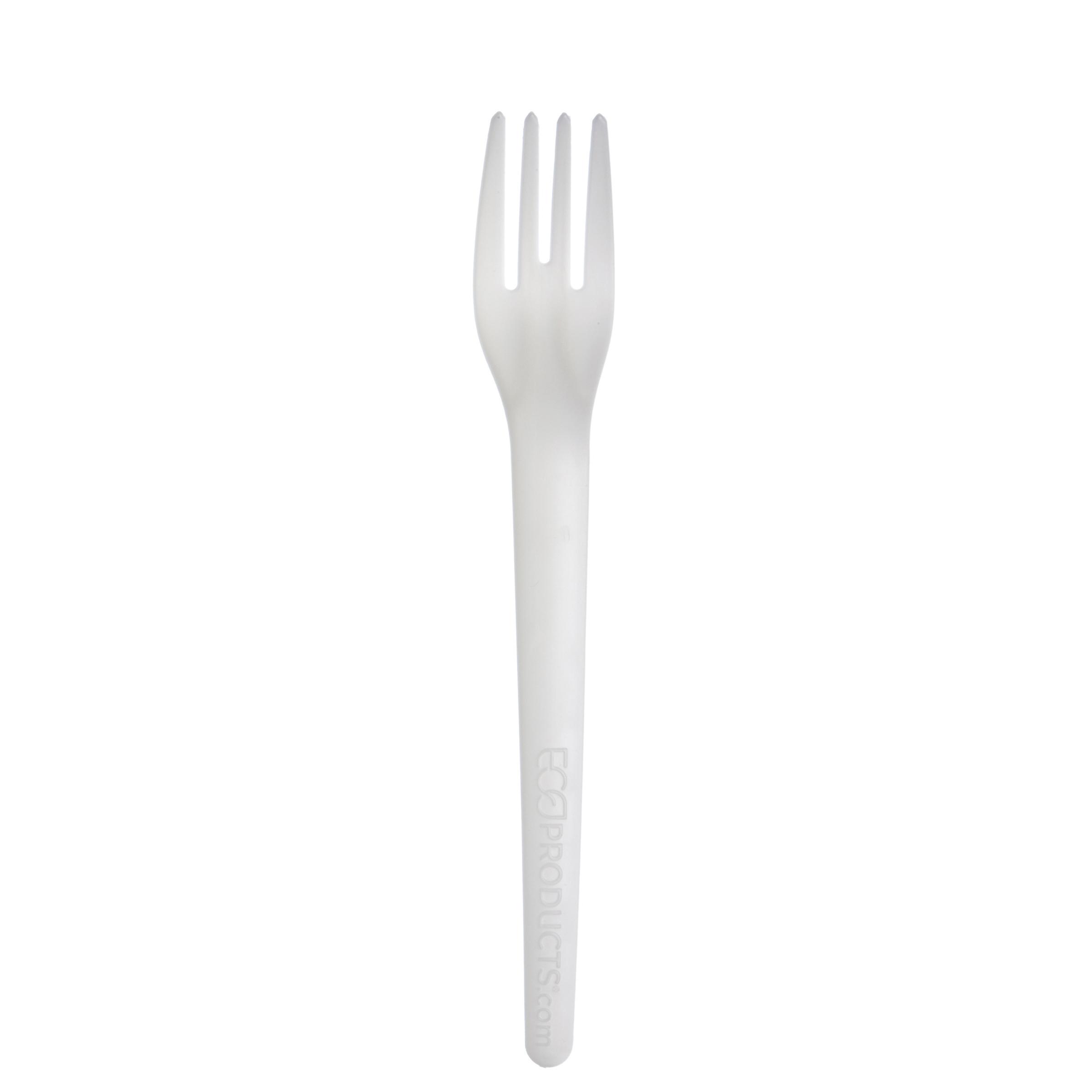 Fork 6 IN PLA White Medium Weight 1000/Case