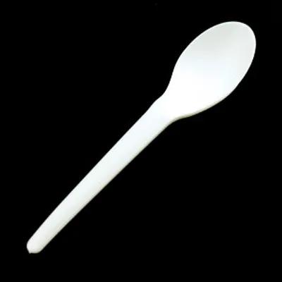 Plantware® Spoon 6 IN PLA White Medium Weight 1000/Case