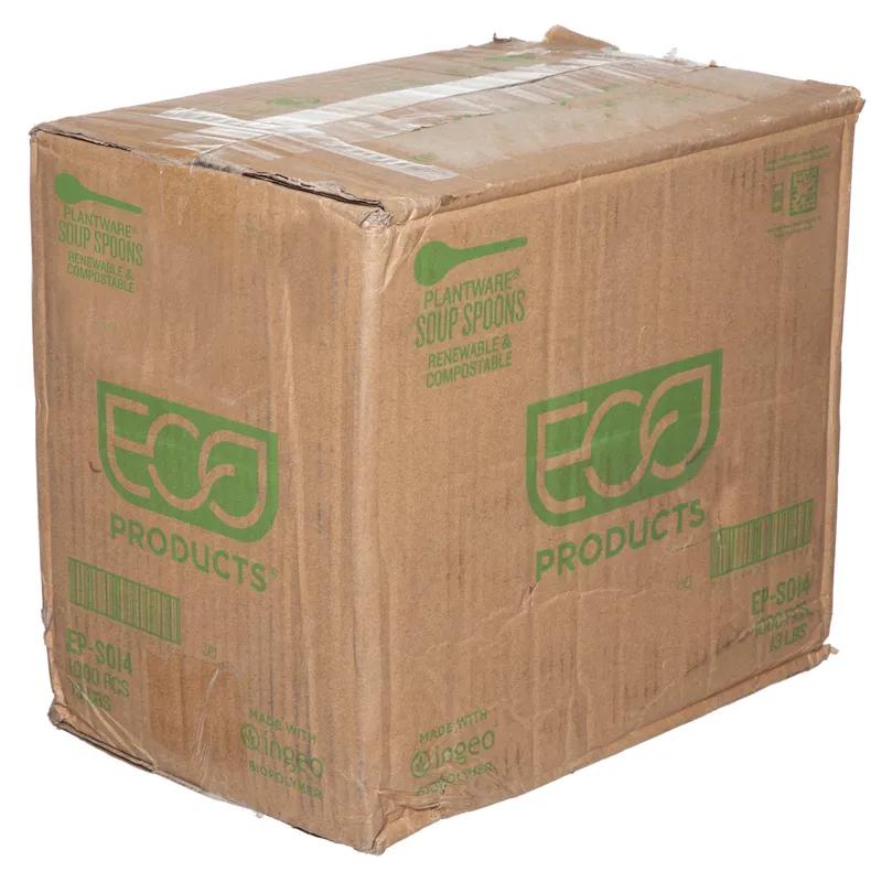 Plantware® Soup Spoon 6 IN PLA White 1000/Case