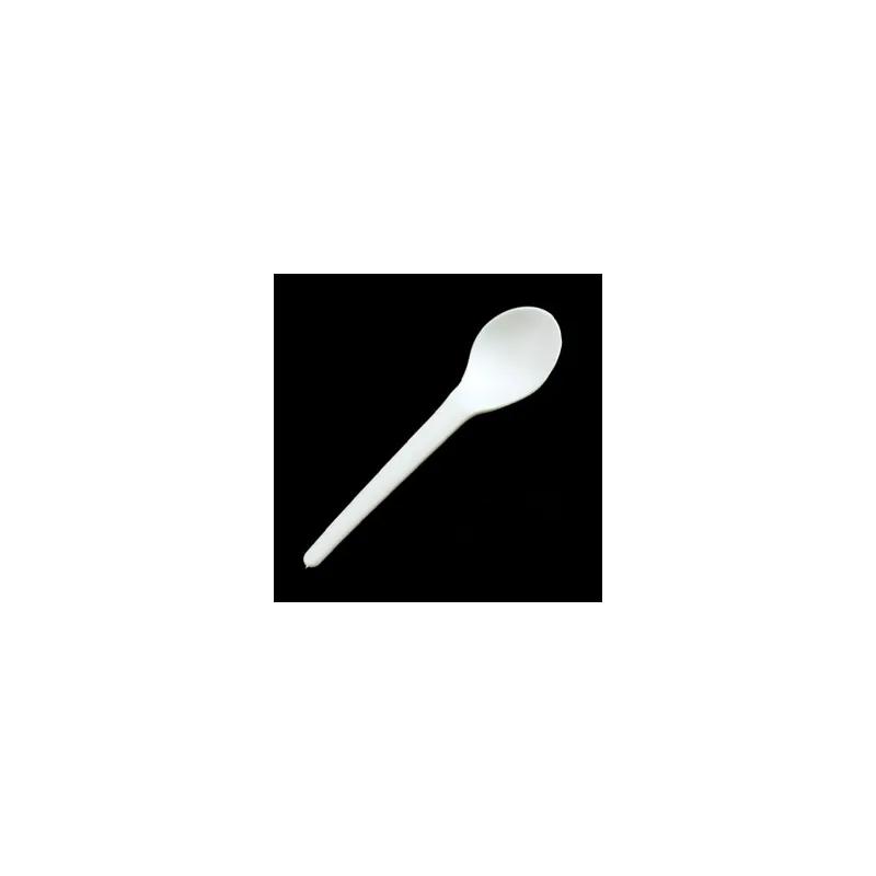 Plantware® Soup Spoon 6 IN PLA White 1000/Case