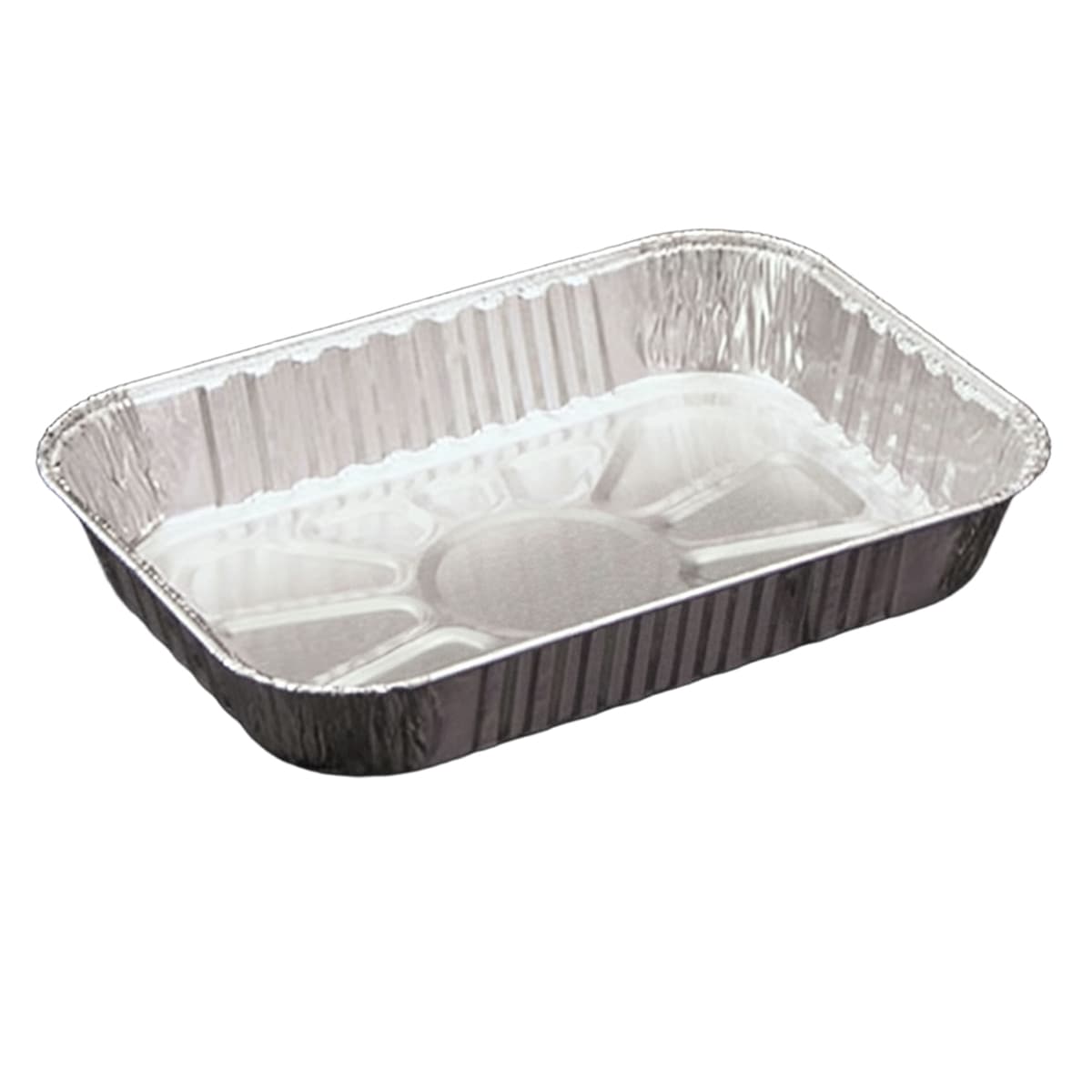 Entree Take-Out Container Base 1.5 LB Foil 125 Count/Pack 8 Packs/Case 1000 Count/Case