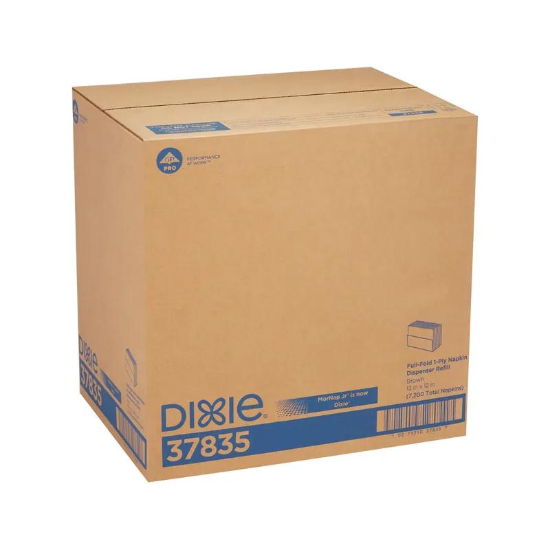 Dixie® Dispenser Napkins 12X13 IN Kraft Paper 1PLY 1/6 Fold Refill 600 Count/Pack 12 Packs/Case 7200 Count/Case