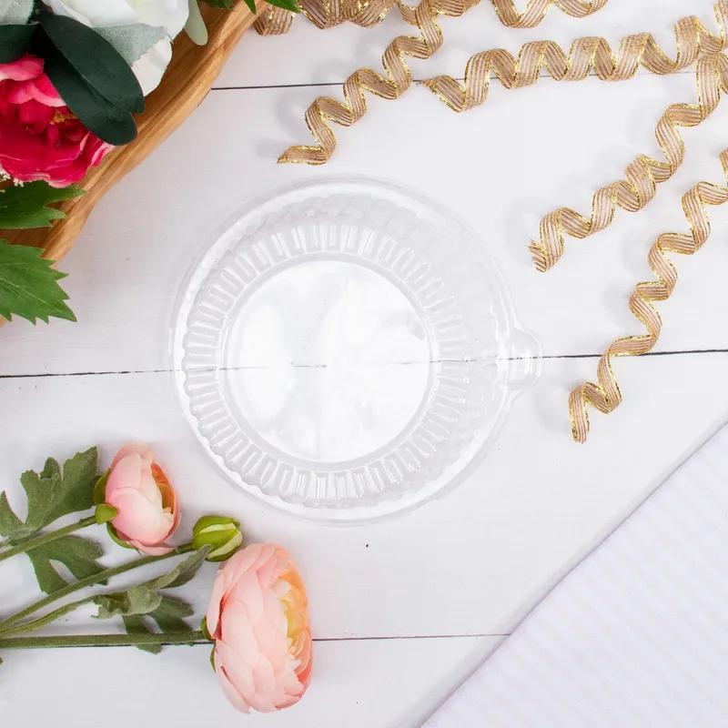 Dart® Lid Dome 6X2.51 IN OPS Clear Round For Plate Unhinged 125 Count/Pack 4 Packs/Case 500 Count/Case