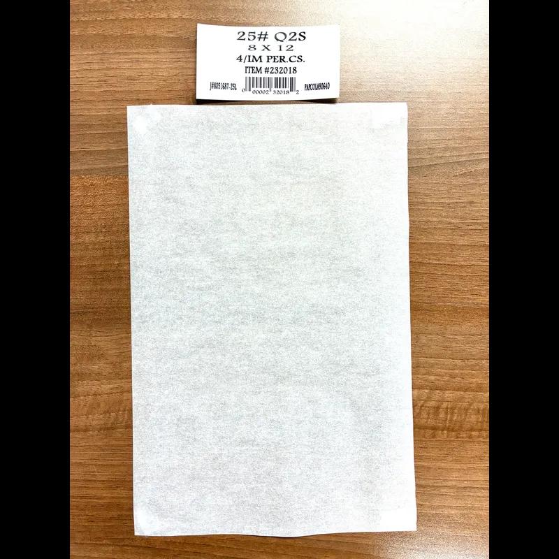 Baking Pan Liner 1/4 Size 8.1875 IN Quilon® Paper White 4000/Case