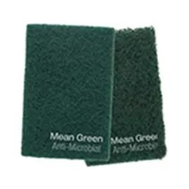 Mean Green® Scouring Pad 6X9 IN Green Rectangle 18/Case
