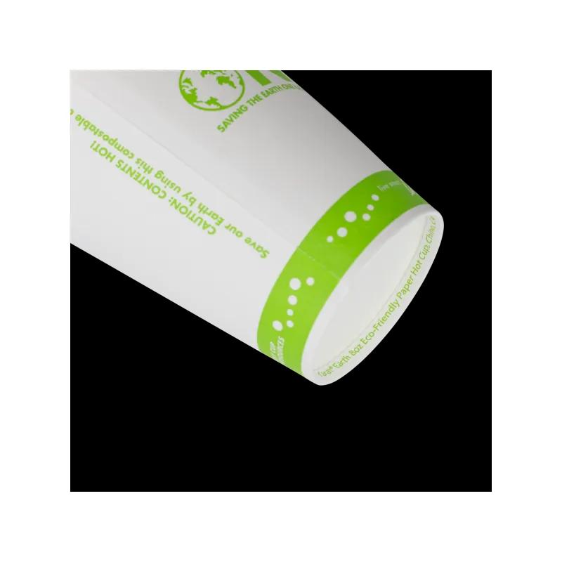 Karat Earth Hot Cup 8 OZ Paper PLA Stock Print 80MM 1000/Case