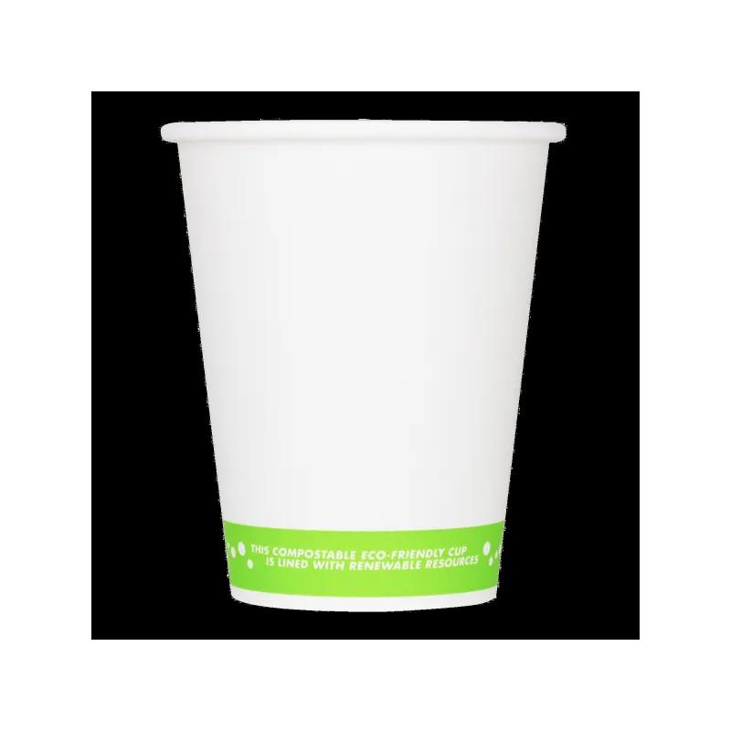 Karat Earth Hot Cup 8 OZ Paper PLA Stock Print 80MM 1000/Case