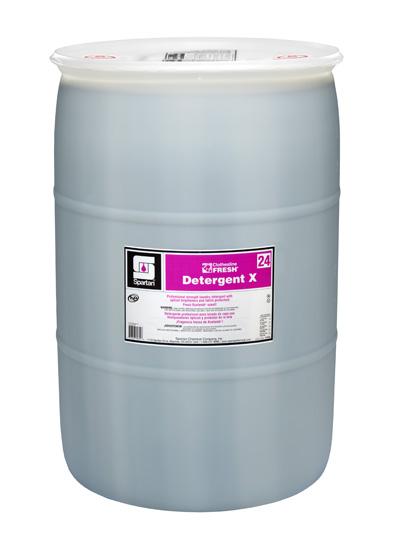 Clothesline Fresh® Detergent X 24 Fresh Lavender Laundry Detergent 55 GAL Neutral Liquid 1/Drum