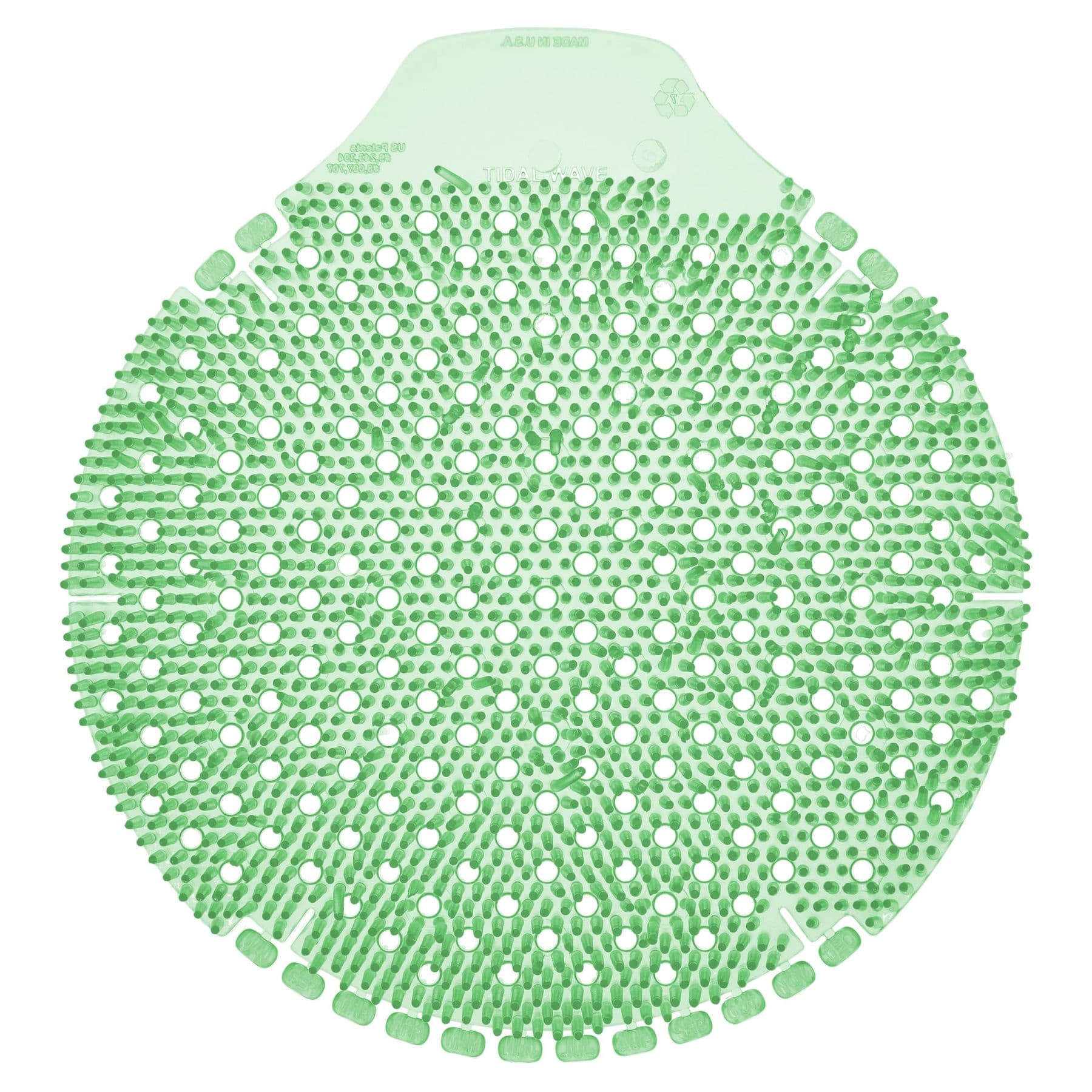 Tidal Wave Tidal Wave Urinal Screen Cucumber Melon Green EVA 6 Count/Pack 6 Packs/Case 36 Count/Case