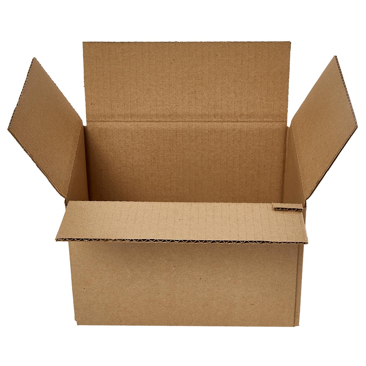 Regular Slotted Container (RSC) 9.8125X7.8125X5.375 IN Kraft Corrugated Cardboard 32ECT Blue G Tie 840 Bundle/Pallet