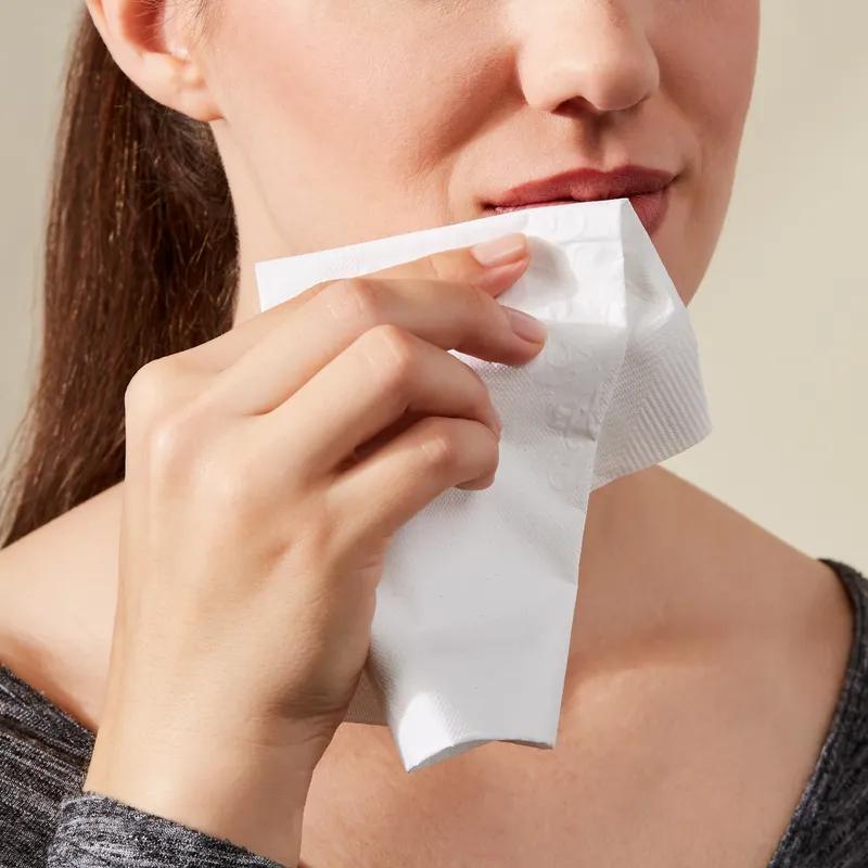 Dixie® Ultra Dinner Napkins 16.9X16.9 IN White 3PLY 1/3 Fold 200/Case