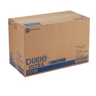 Dixie® Ultra Dinner Napkins 16.9X16.9 IN White 3PLY 1/3 Fold 200/Case