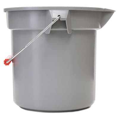Brute® Utility Bucket & Pail 14 QT Gray Round 1/Each