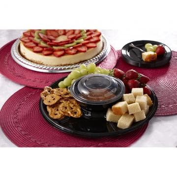 Lid Dome 5.63X0.94 IN 1 Compartment PET Clear Round For 8-16 OZ Bowl Unhinged 500/Case