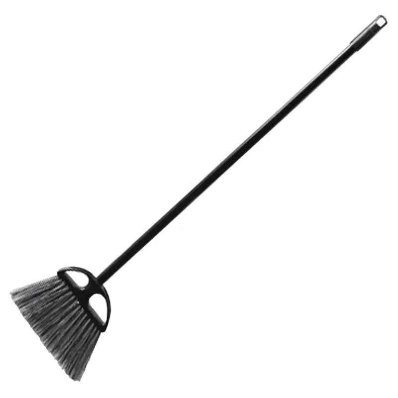 Lobby Broom Black Plastic 1/Each