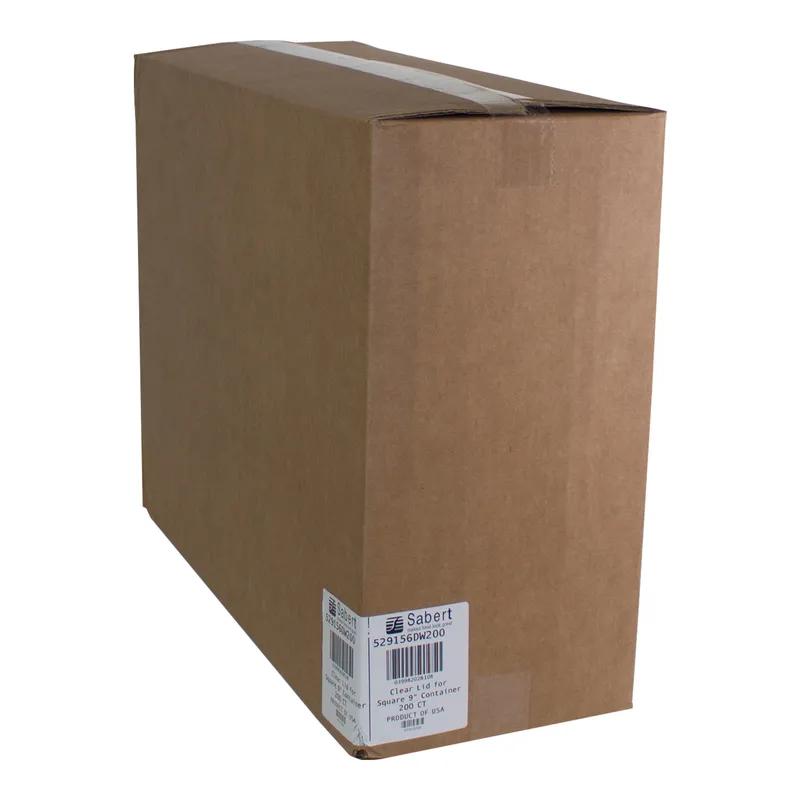 Lid PP Clear Square For 99156DW200 Container 200/Case