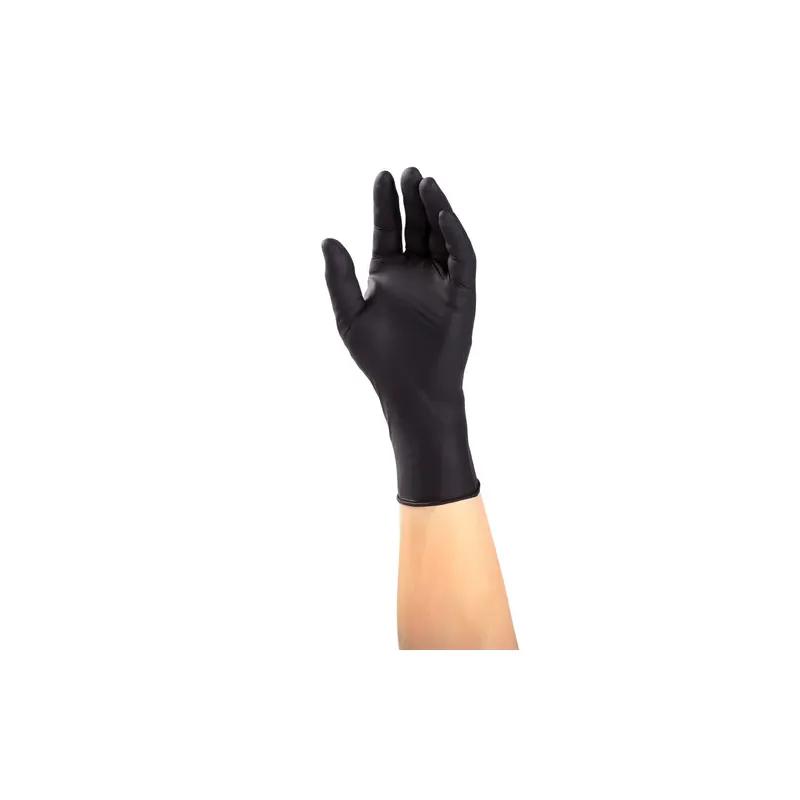 Black Widow Examination Gloves Small (SM) Black 5.5MIL Nitrile Powder-Free 100 Count/Pack 10 Packs/Case 1000 Count/Case