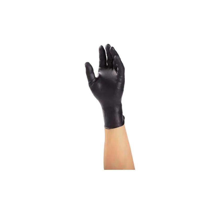Gloves Black 6MIL Medium Weight Nitrile Powder-Free 100 Count/Pack 10 Packs/Case 1000 Count/Case