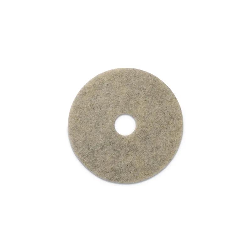 Porko Plus Burnishing Pad 27 IN Gray Black Natural Fiber Polyester Blend Ultra High Speed (UHS) 2/Case