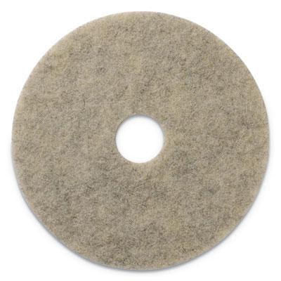 Porko Plus Burnishing Pad 27 IN Gray Black Natural Fiber Polyester Blend Ultra High Speed (UHS) 2/Case