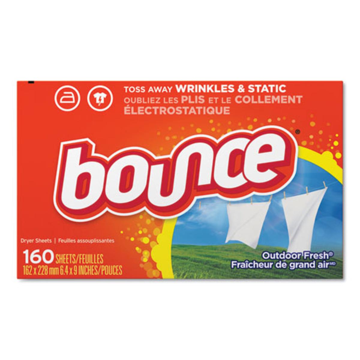 Bounce® Fabric Softener Sheet 160 Sheets/Pack 6 Packs/Case 960 Count/Case