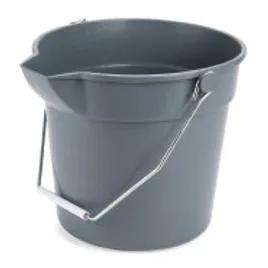 Utility Bucket & Pail 10 QT Plastic Gray 1/Each