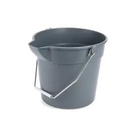 Utility Bucket & Pail 10 QT Plastic Gray 1/Each