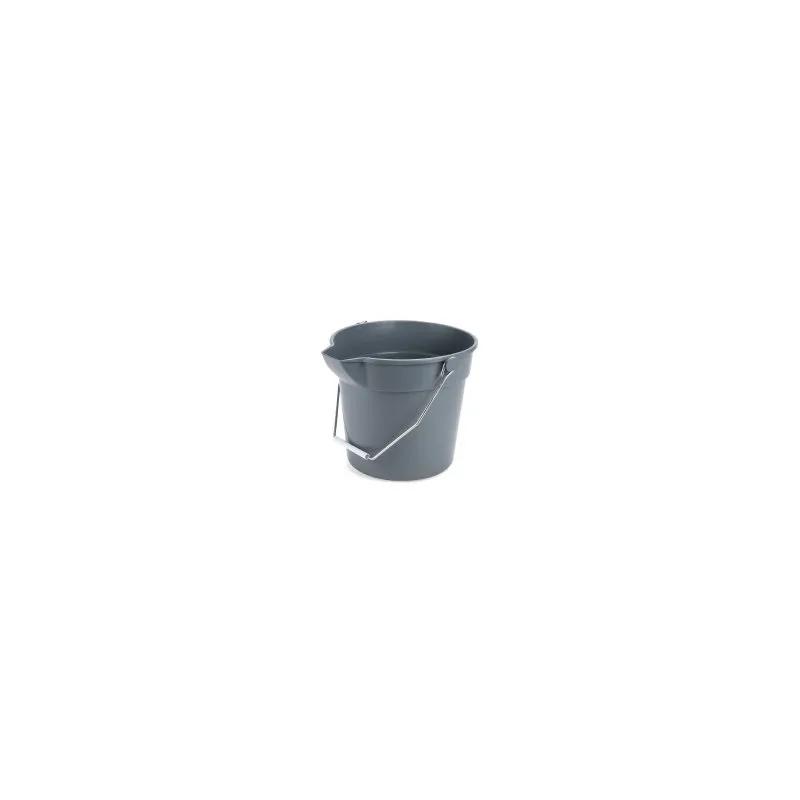 Utility Bucket & Pail 10 QT Plastic Gray 1/Each