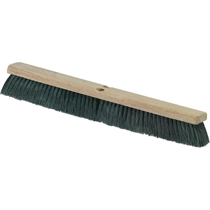 Flo-Pac® Broom Black Tampico With 24IN Head Hardwood Block 1/Each