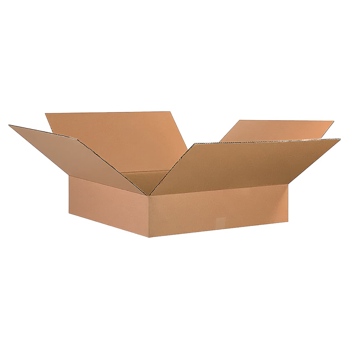 Box 26X26X6 IN Kraft Corrugated Cardboard 32ECT 1/Each