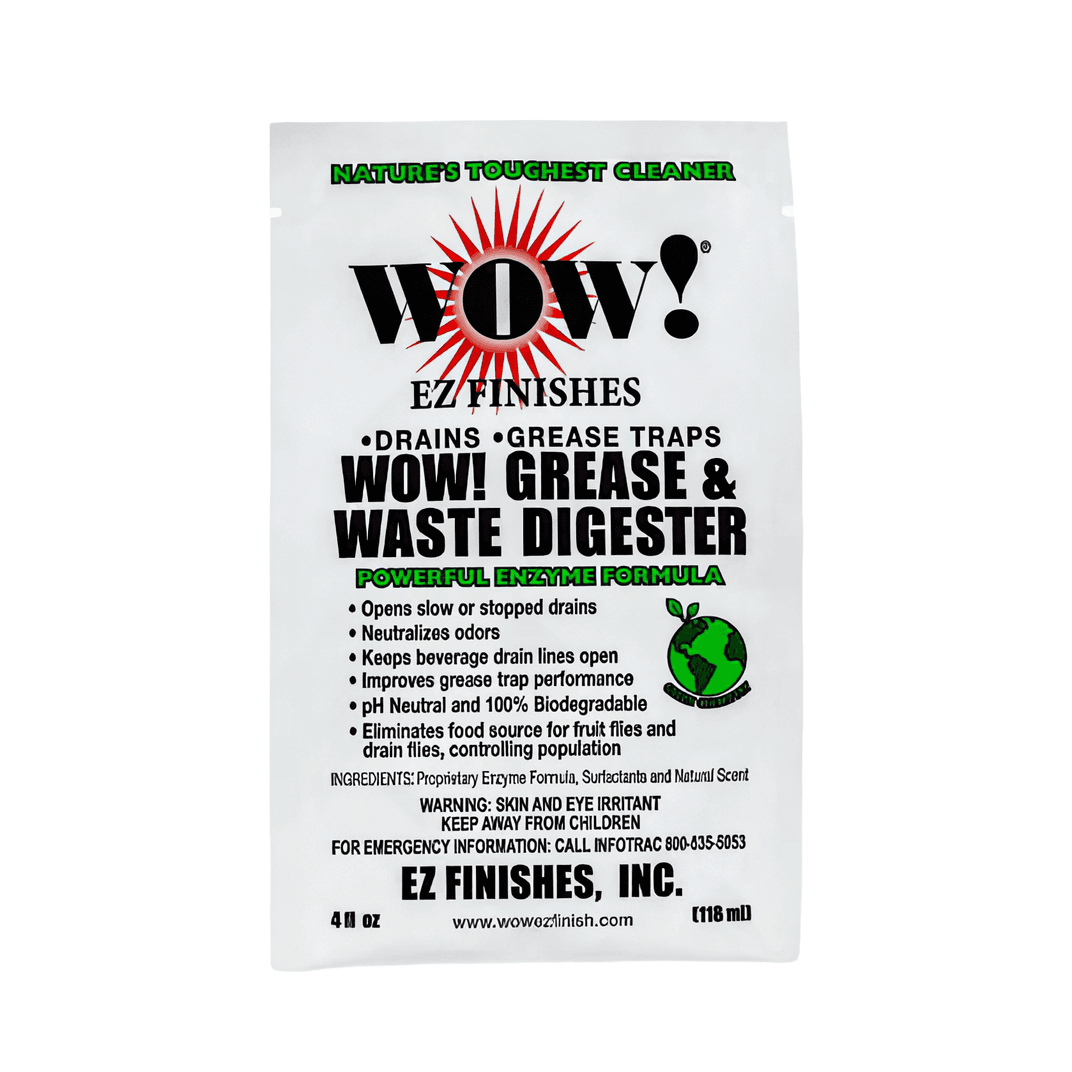 WOW! Grease & Waste Digester Degreaser 4 OZ 32/Case