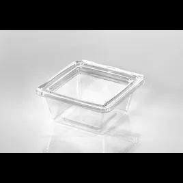Bowl 10 OZ PET Clear Square Tamper-Evident 256/Case