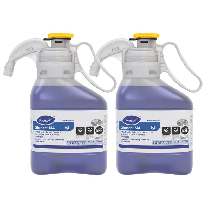 Glance® Odorless Glass Cleaner 1.4 L Multi Surface Liquid Kosher 2/Case