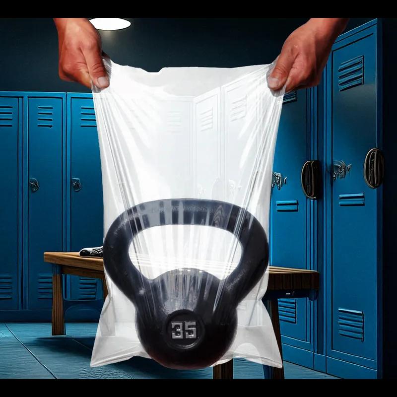 Bag 6X3X12 IN Linear Low-Density Polyethylene (LLDPE) 0.6MIL Clear Gusset 1000/Case